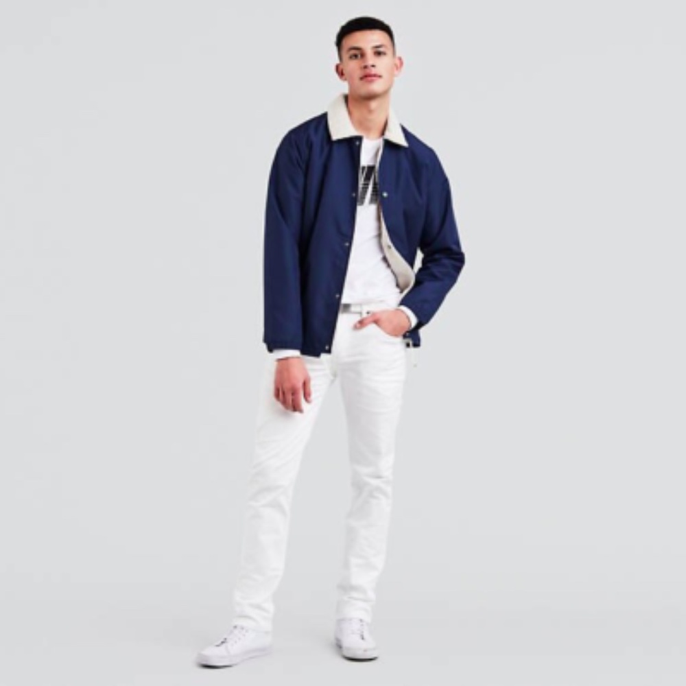 LEVI’S 511 SLIM FIT STRETCH JEANS WHITE 32 L - Picture 1 of 6